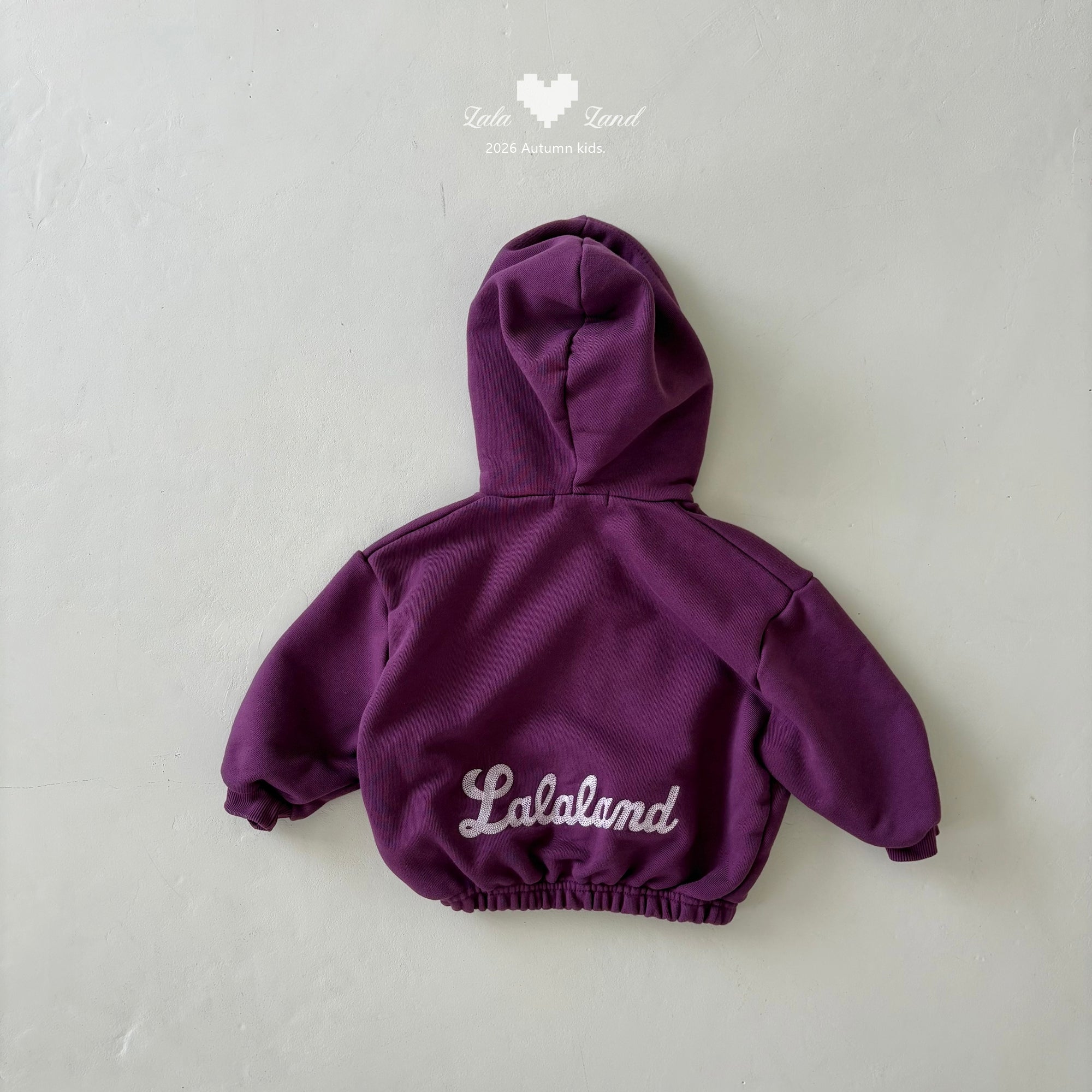 ［Lala land］Beans hood zip up