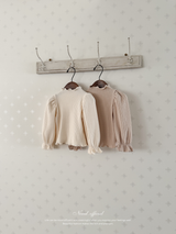 Mellow rib puff tops