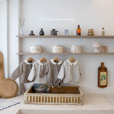 ［mkids］Billy check collar blouse