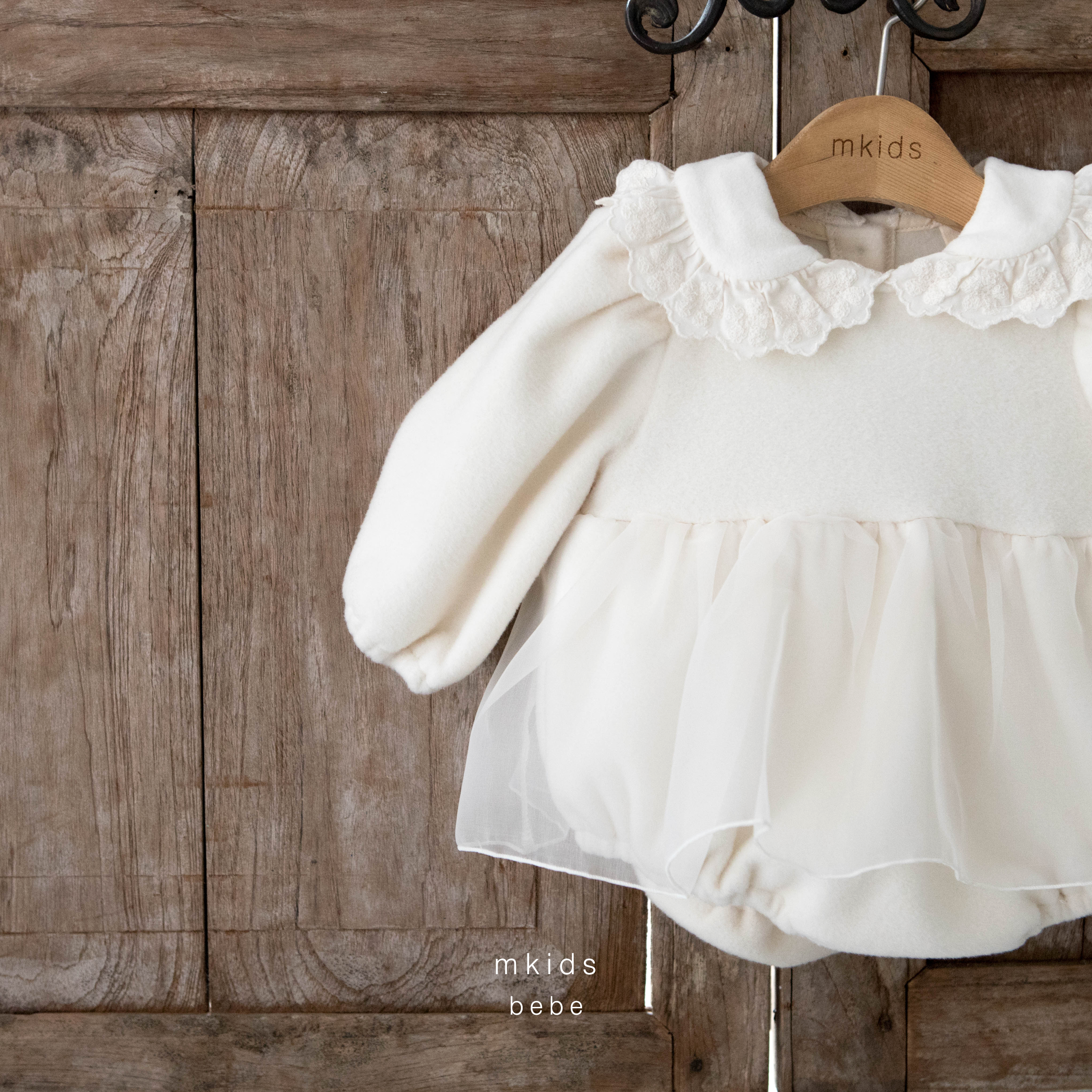 ［mkids］Pure fleece rompers