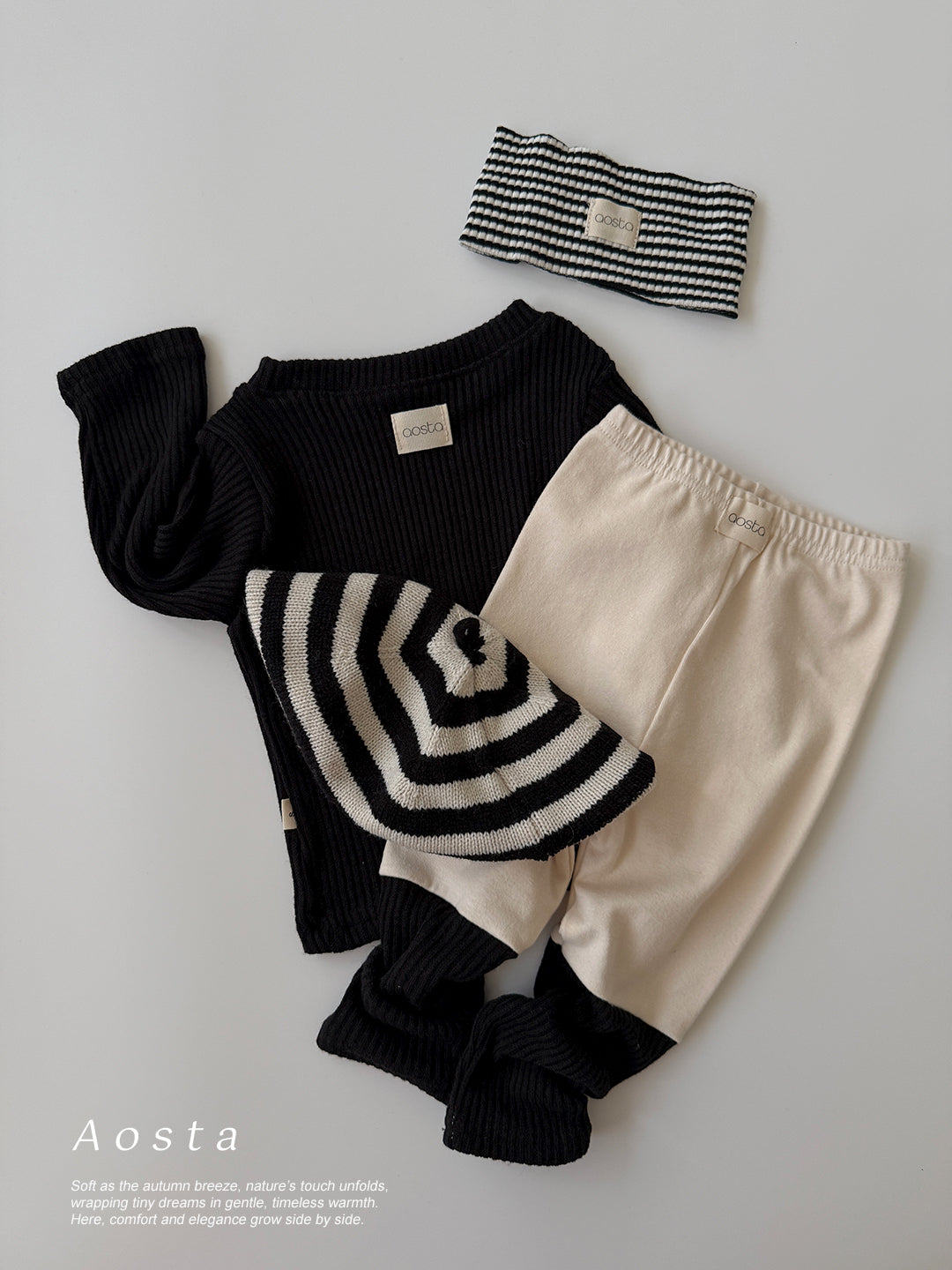 ［Aosta］Knit Cookie Beret