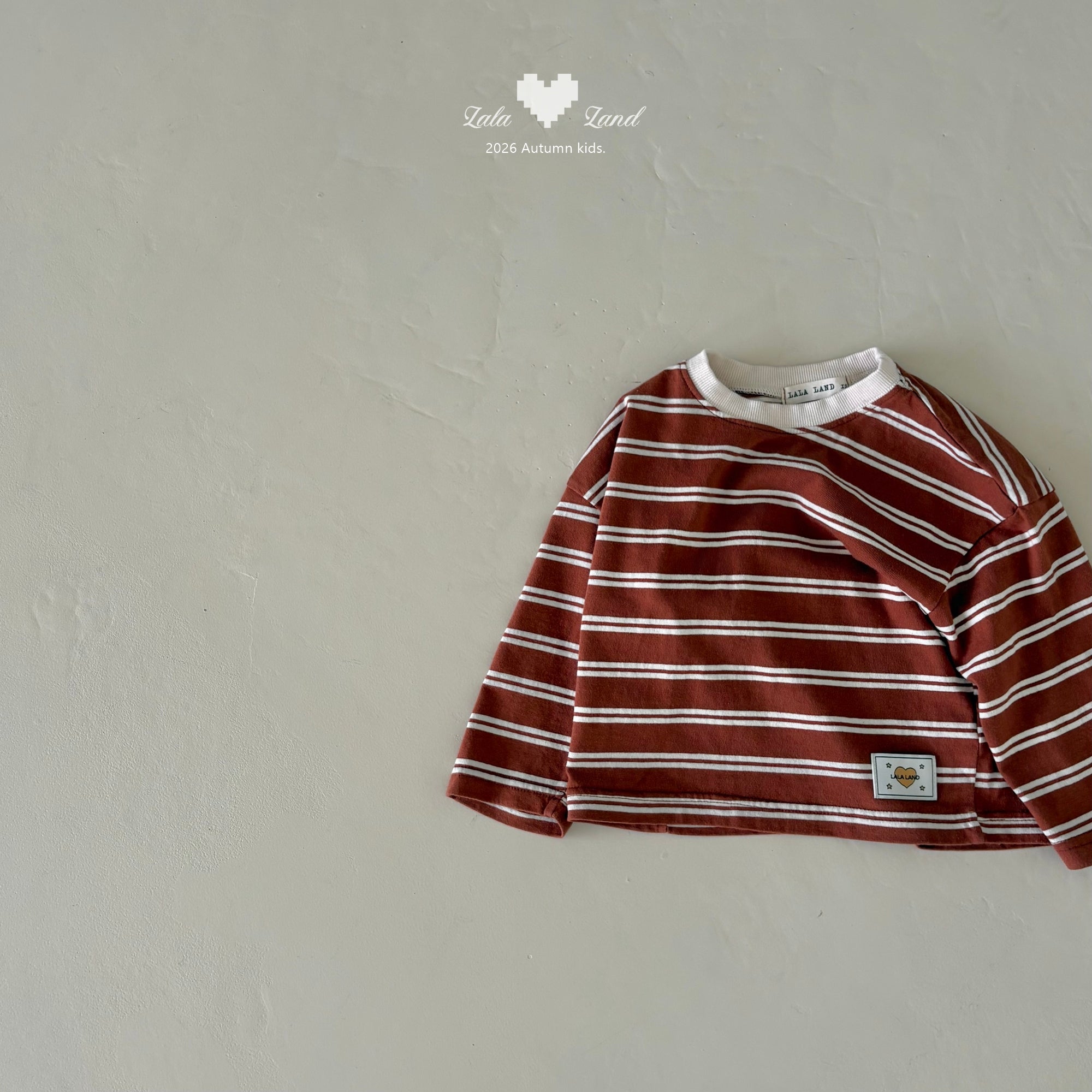 ［Lala land］Saint stripe tee (kids)