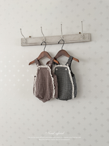 Petit lace suspender suit