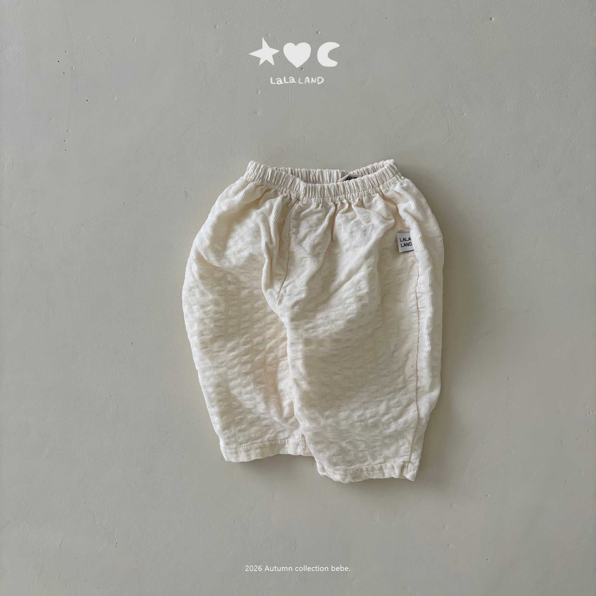 ［Lala land］Embossing pants