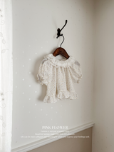 Flower frill blouse (baby & kids)