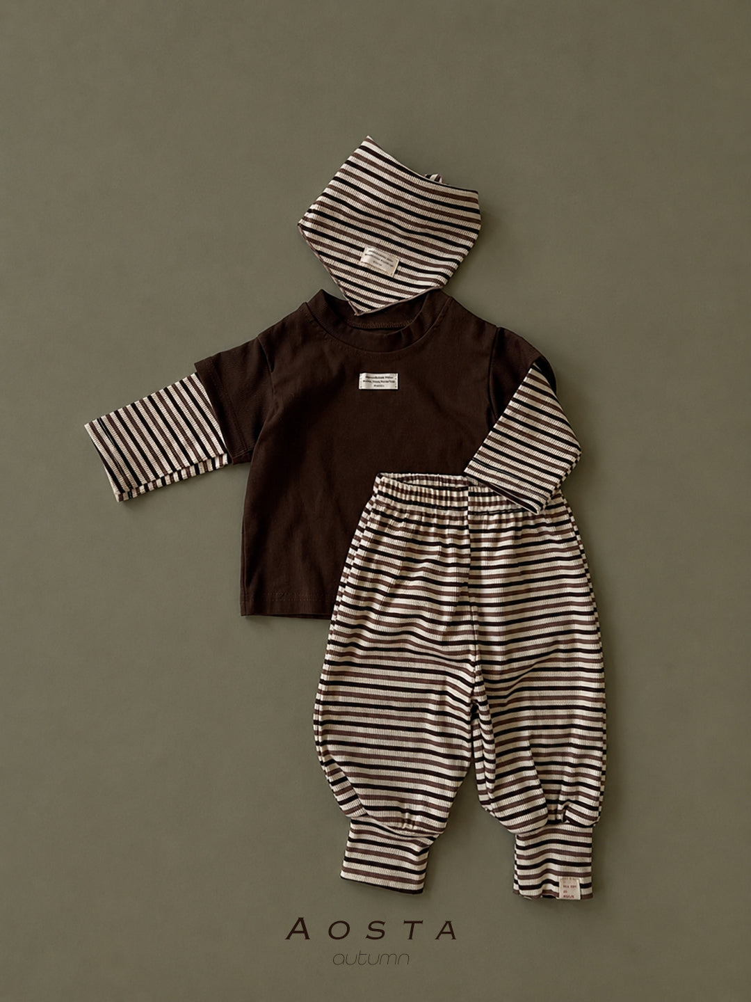 ［Aosta］Crayon Stripe Pants