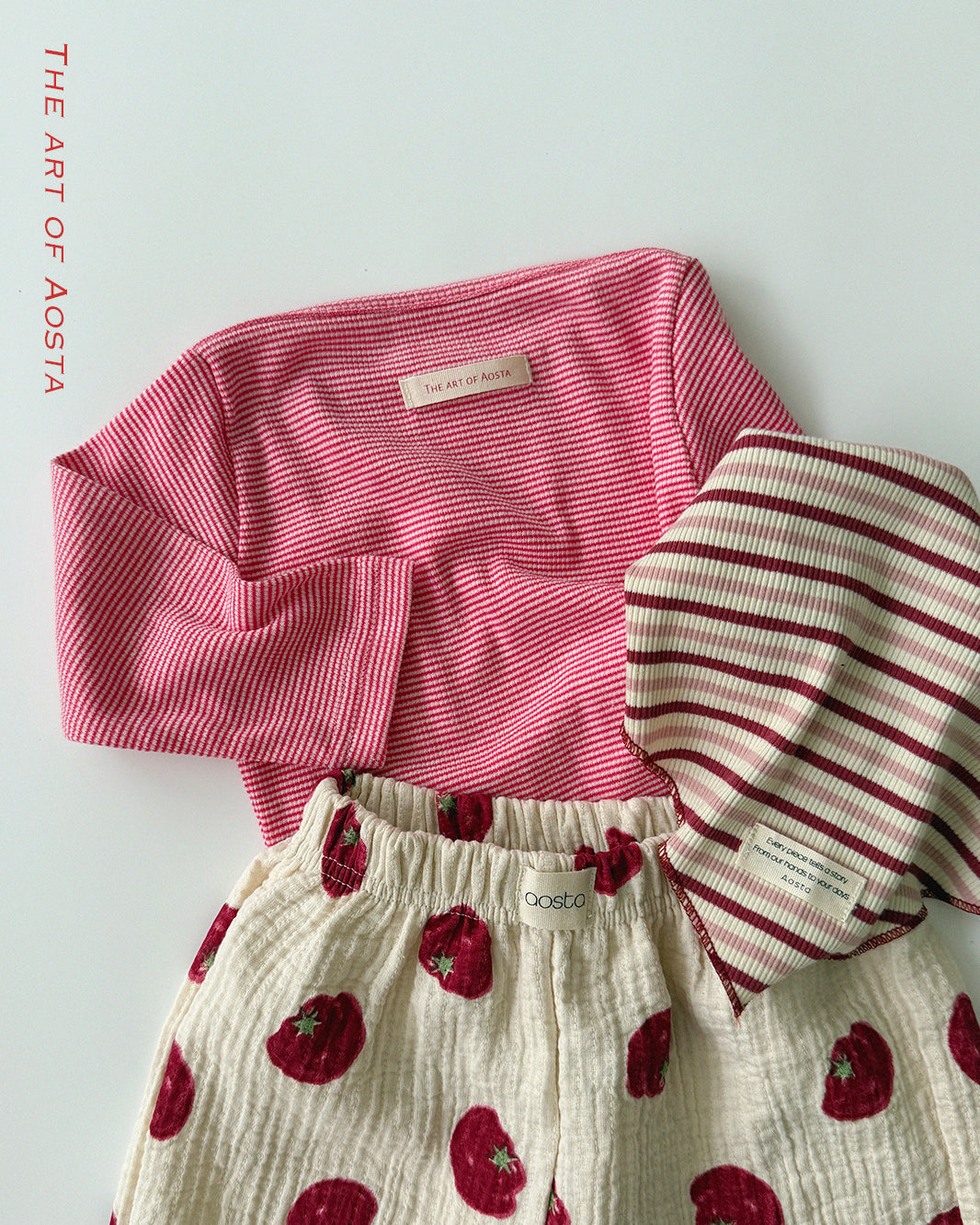 ［Aosta］Boat Neck Tee