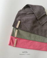 ［Aosta］Boat Neck Tee