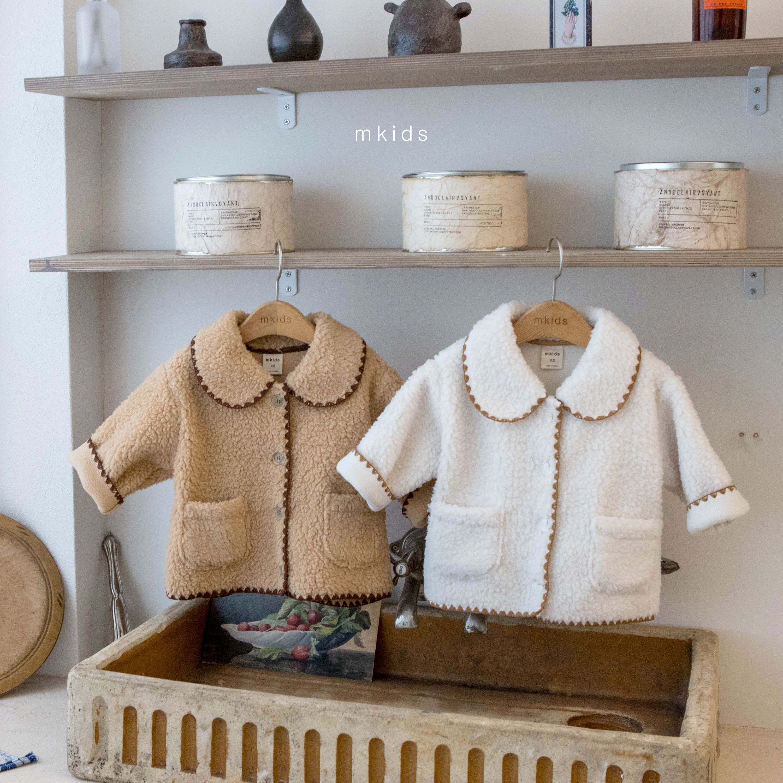 ［mkids］Melody boa jacket