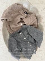 ［Aosta］Knit Cashmere Cardigan