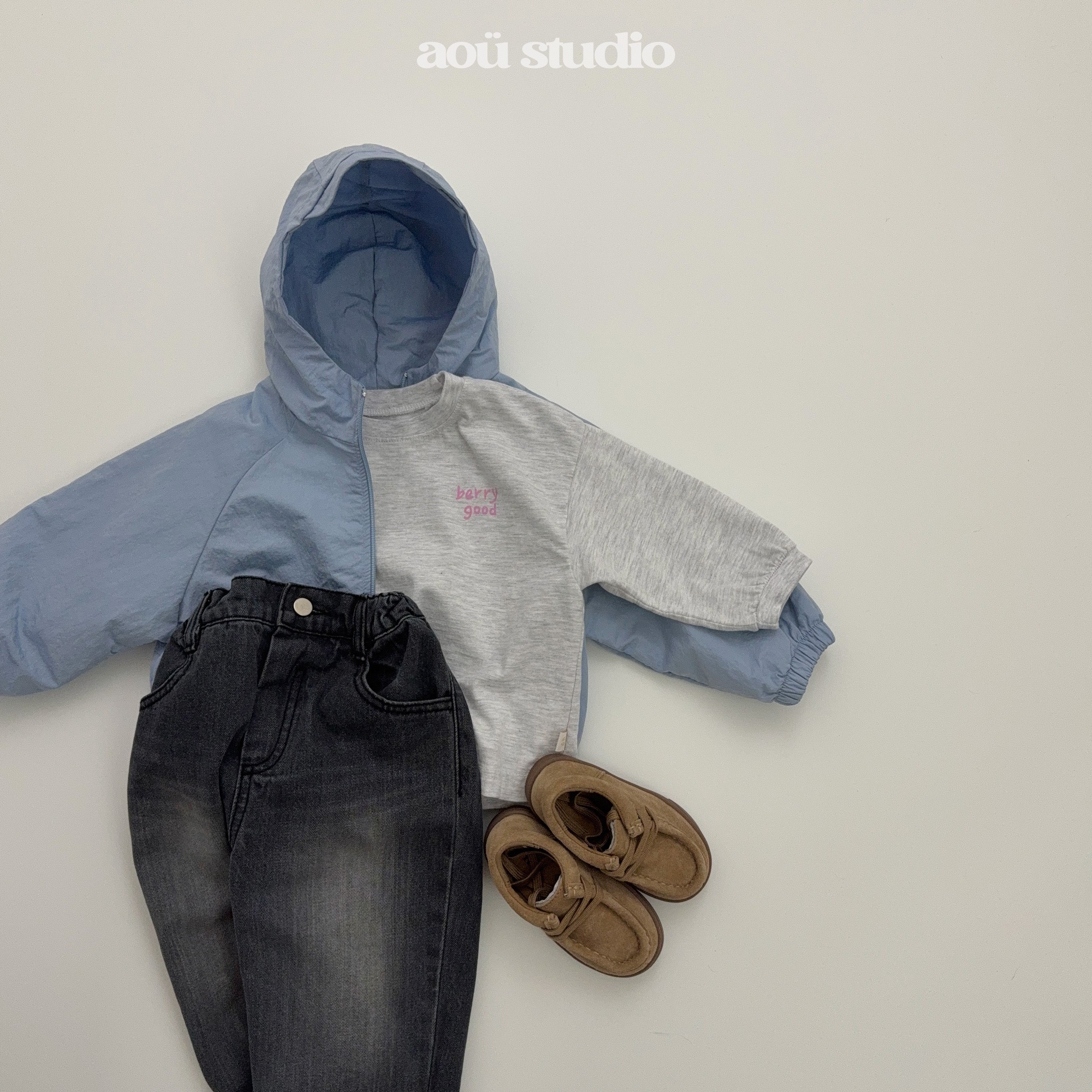 ［aou studio］Hood cap jumper