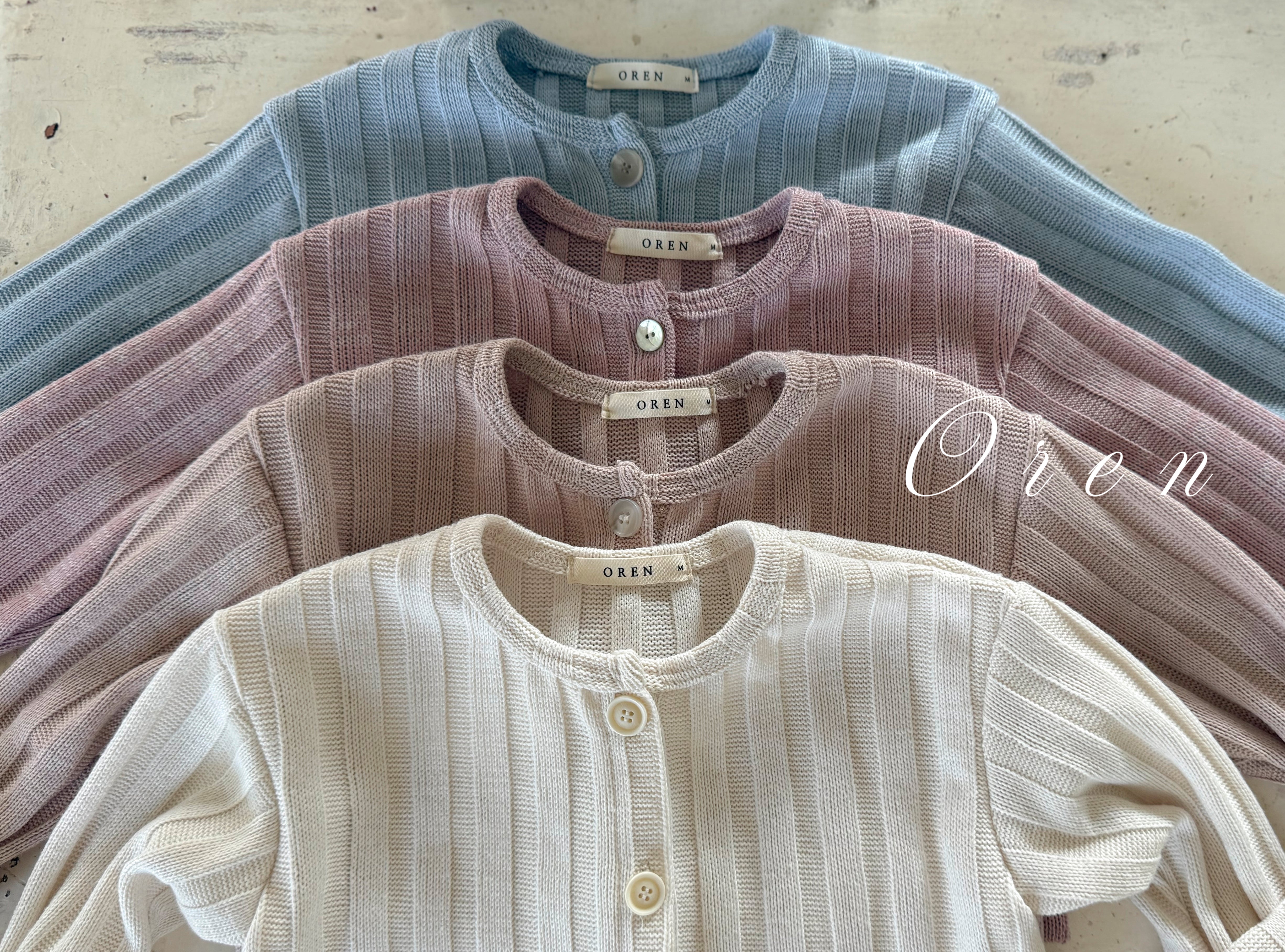 ［OREN］Allo cardigan & beret set