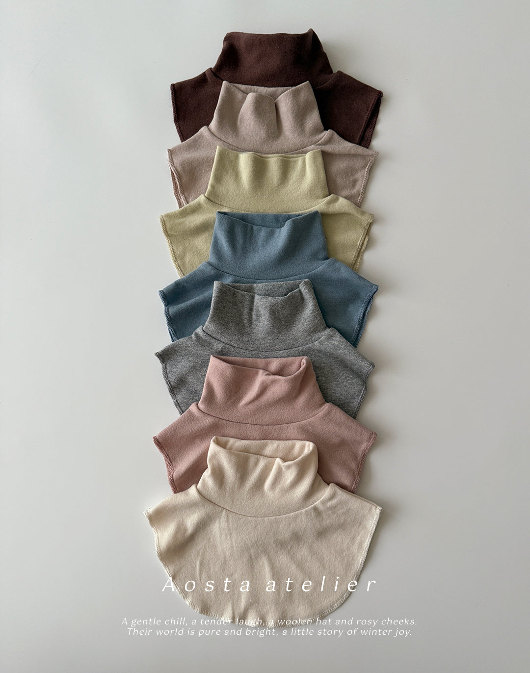 ［Aosta］Fake turtleneck