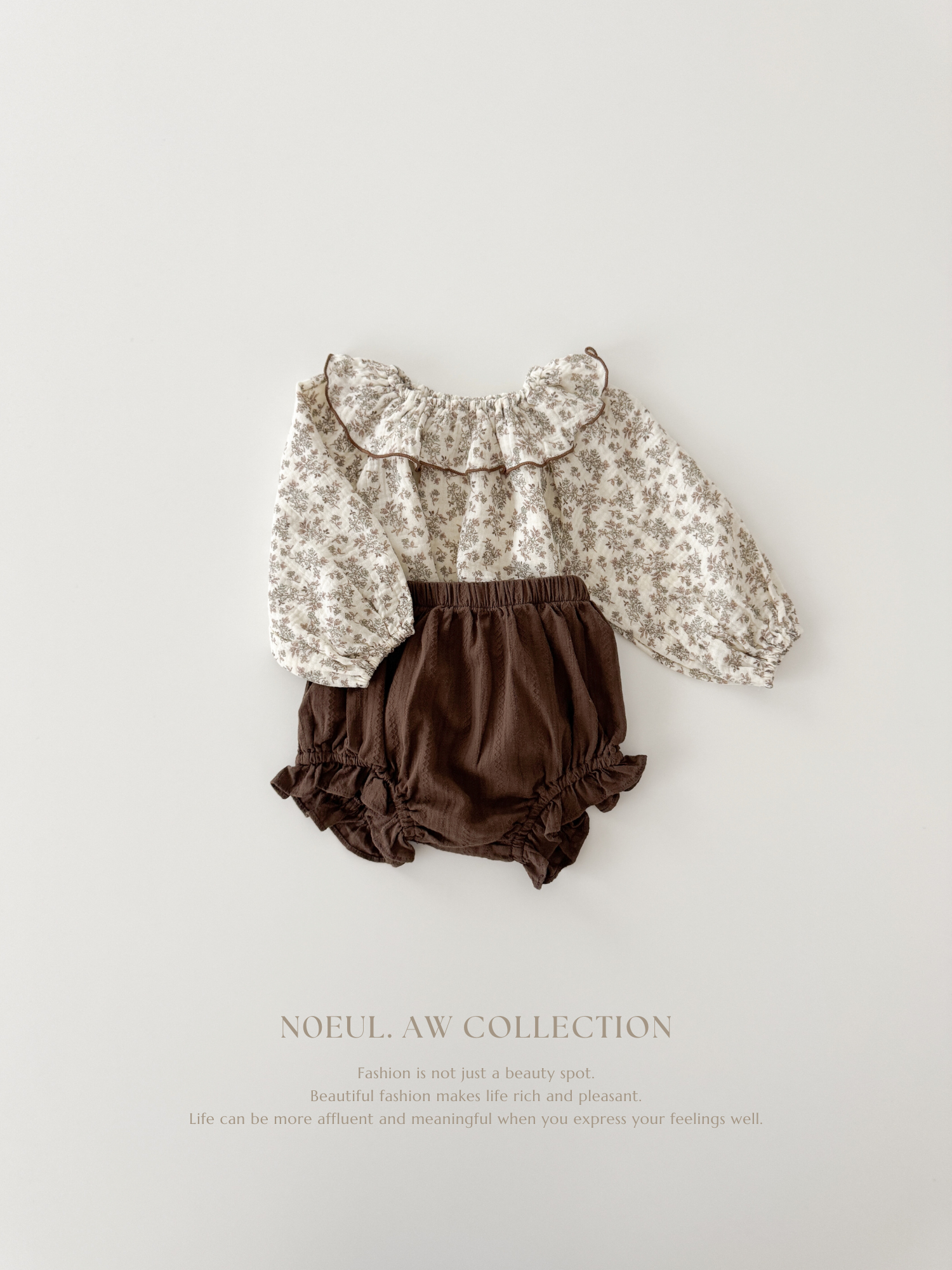 *Noeul.made* Muffin frill bloomer
