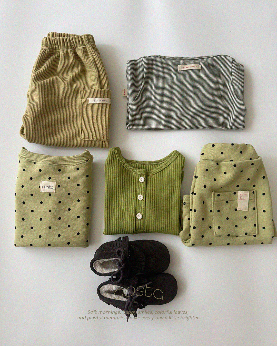 ［Aosta］Boat Neck Tee