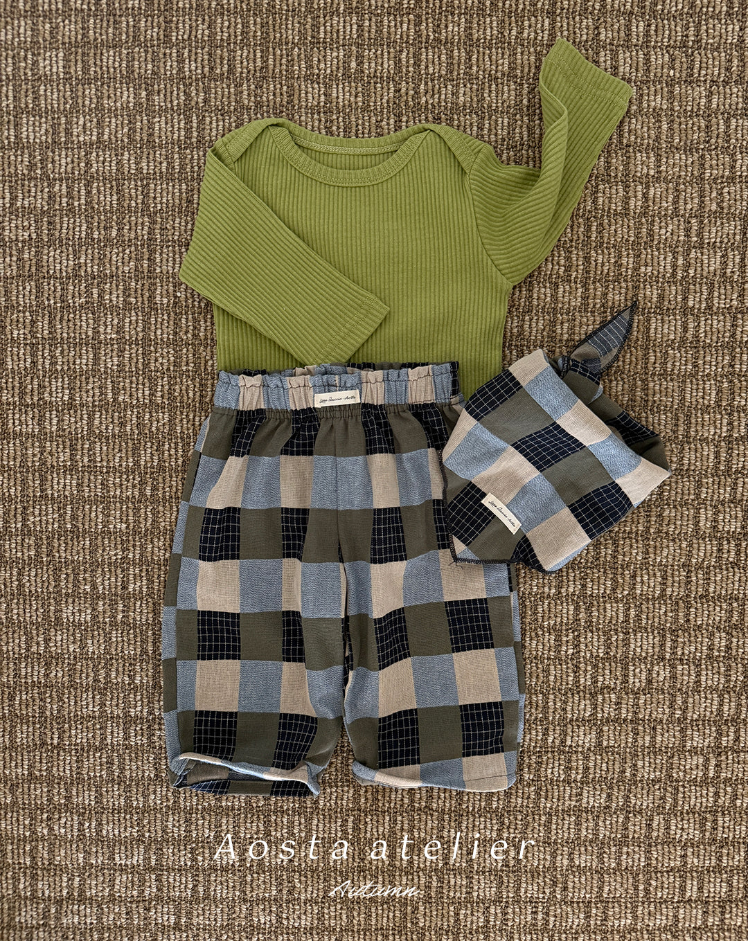 ［Aosta］Patchwork Pants