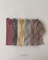 ［Aosta］Cookie Stripe Tee