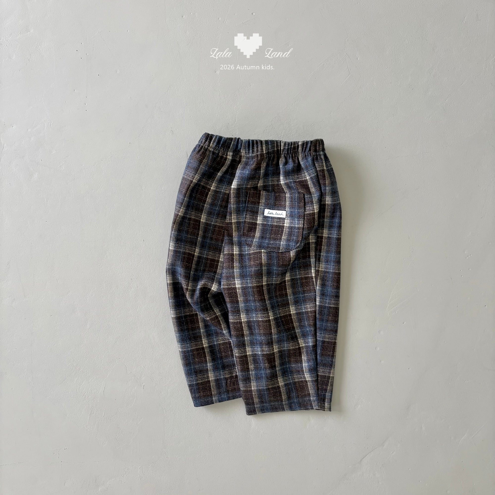 ［Lala land］Fancy check pants