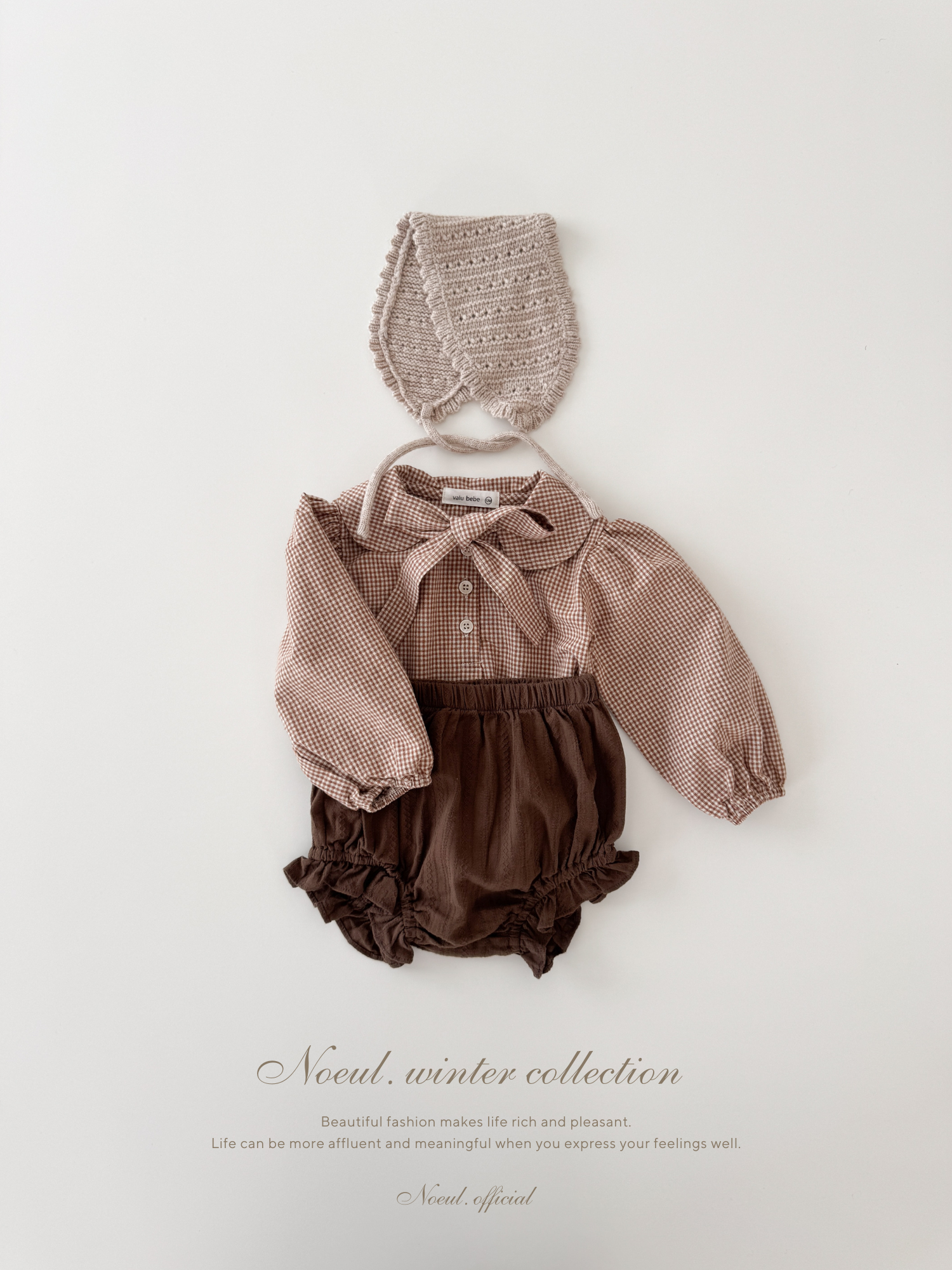 Nette ribbon blouse (baby)