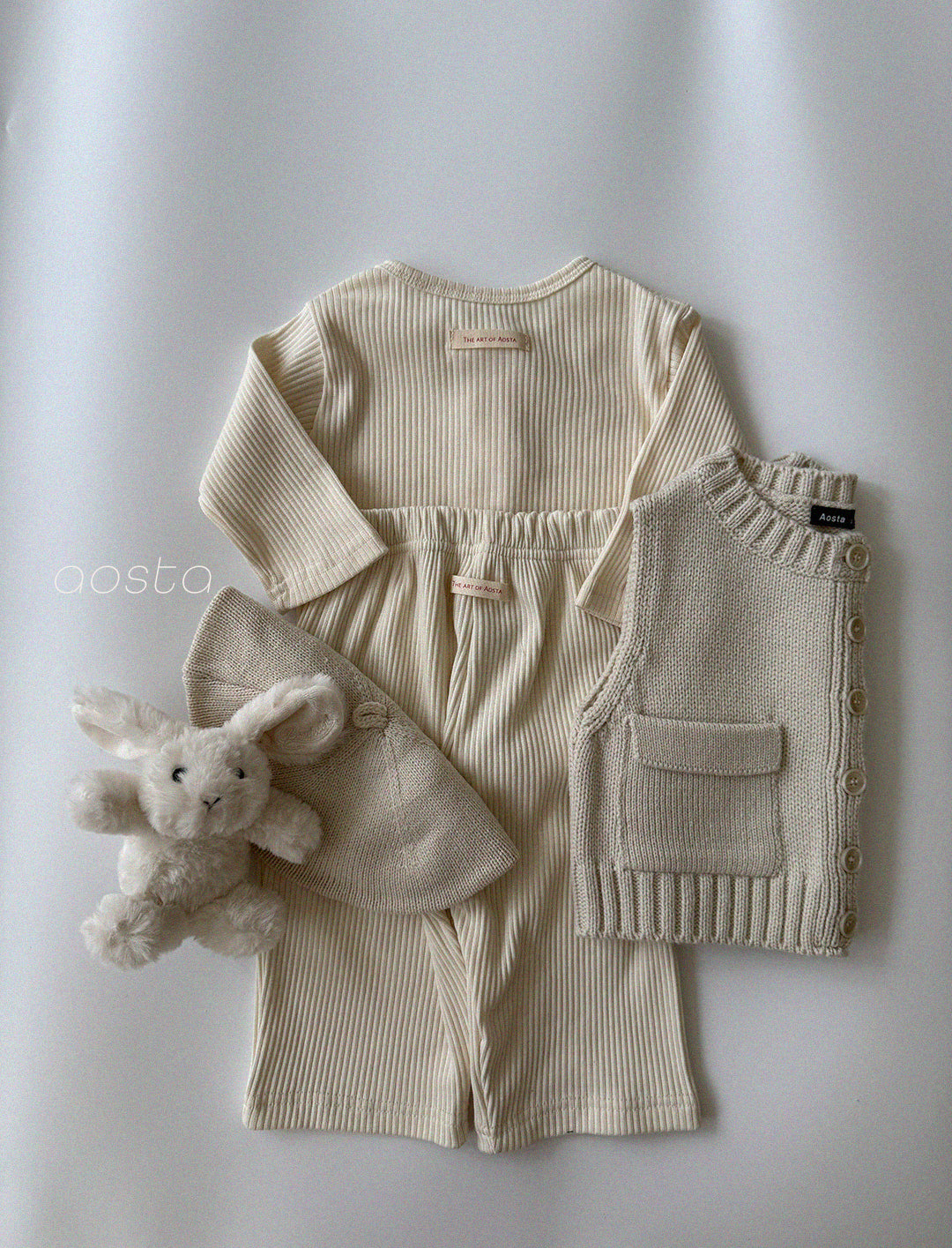［Aosta］Butter Button Tee