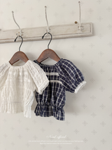 Vivi lace puff blouse