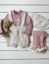 ［Aosta］Knit overalls