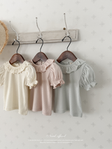 Gracie dot puff tops
