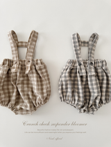 Crunch check suspender bloomer