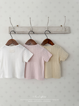 More eyelet tee