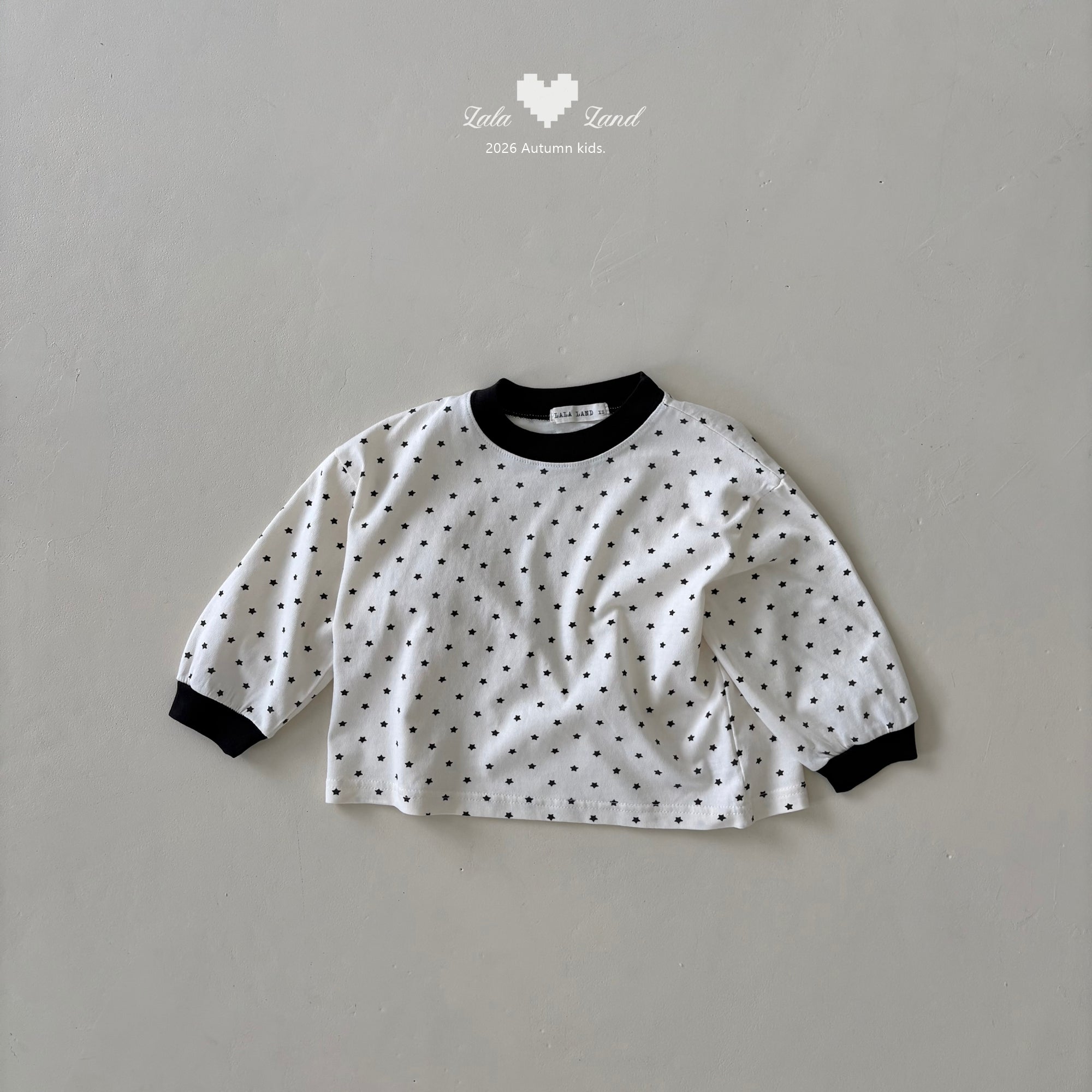 ［Lala land］Mix star tee