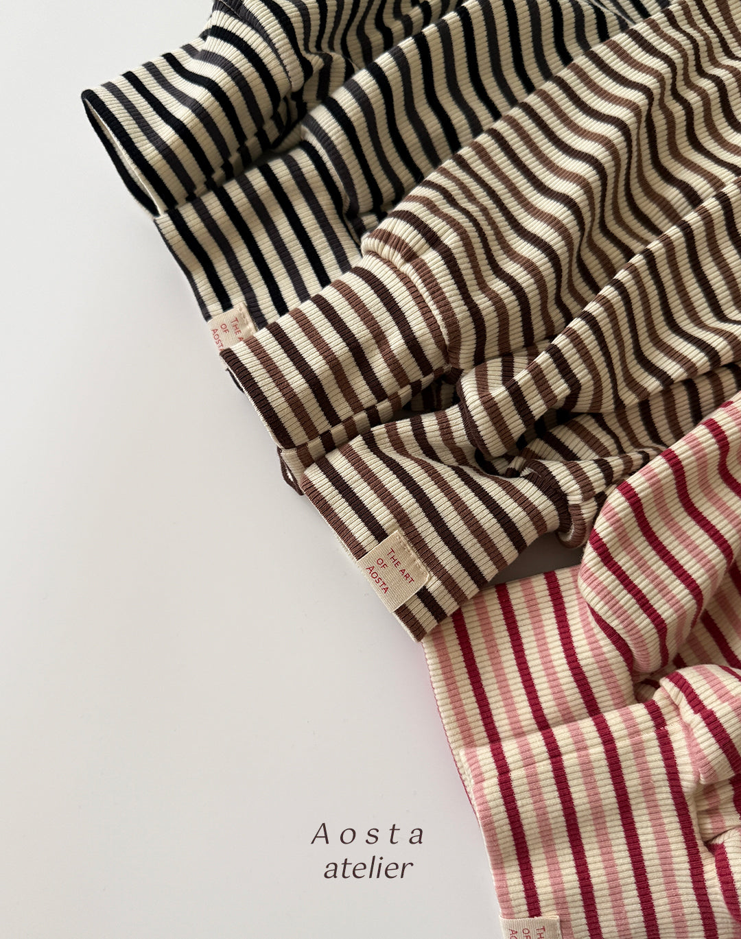 ［Aosta］Crayon Stripe Pants