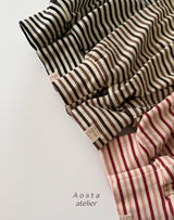 ［Aosta］Crayon Stripe Pants