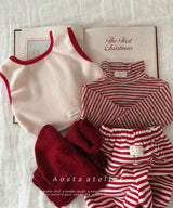 ［Aosta］Wool turtleneck tee