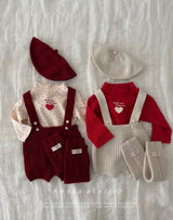 ［Aosta］Knit overalls