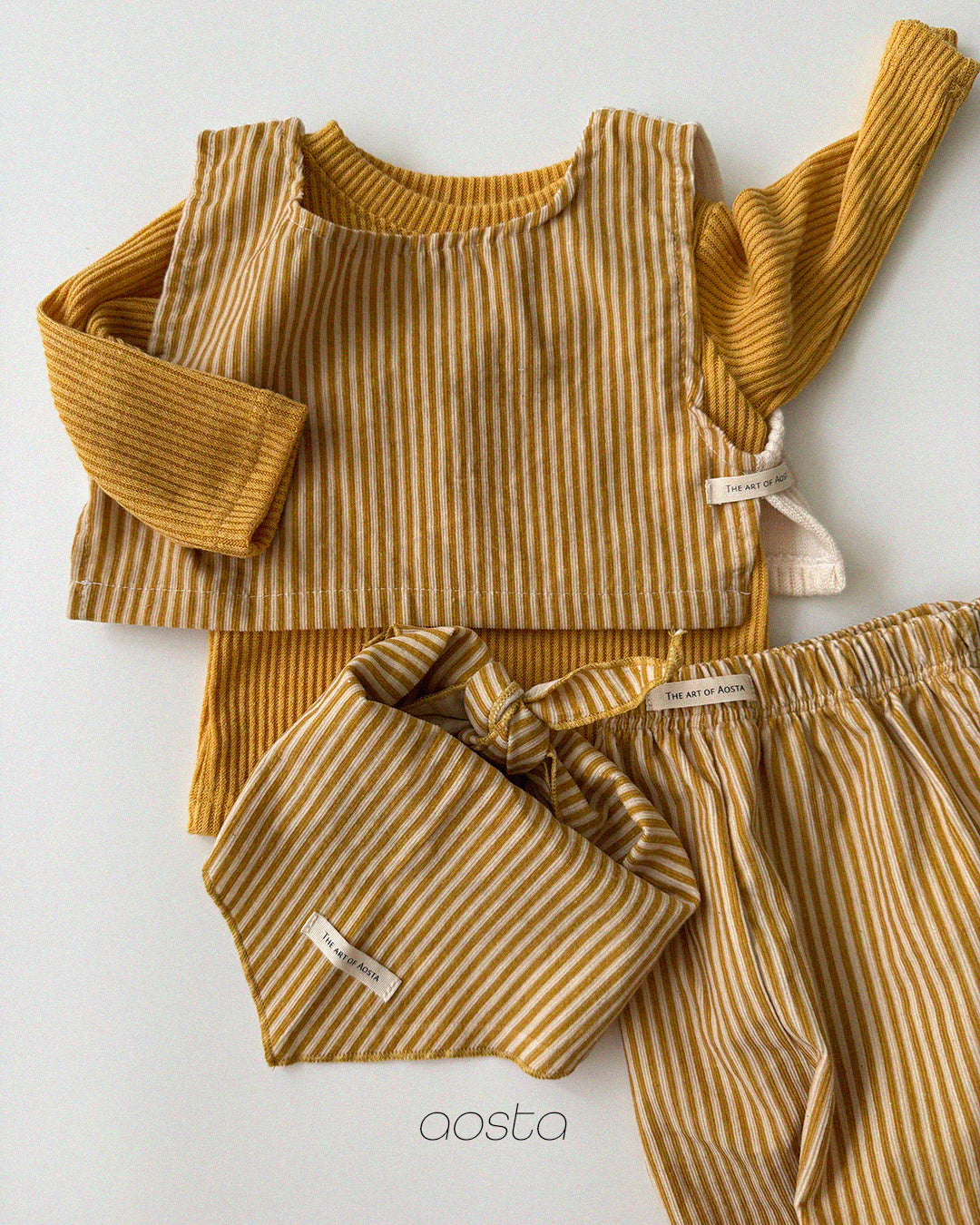［Aosta］Louis Stripe Pants