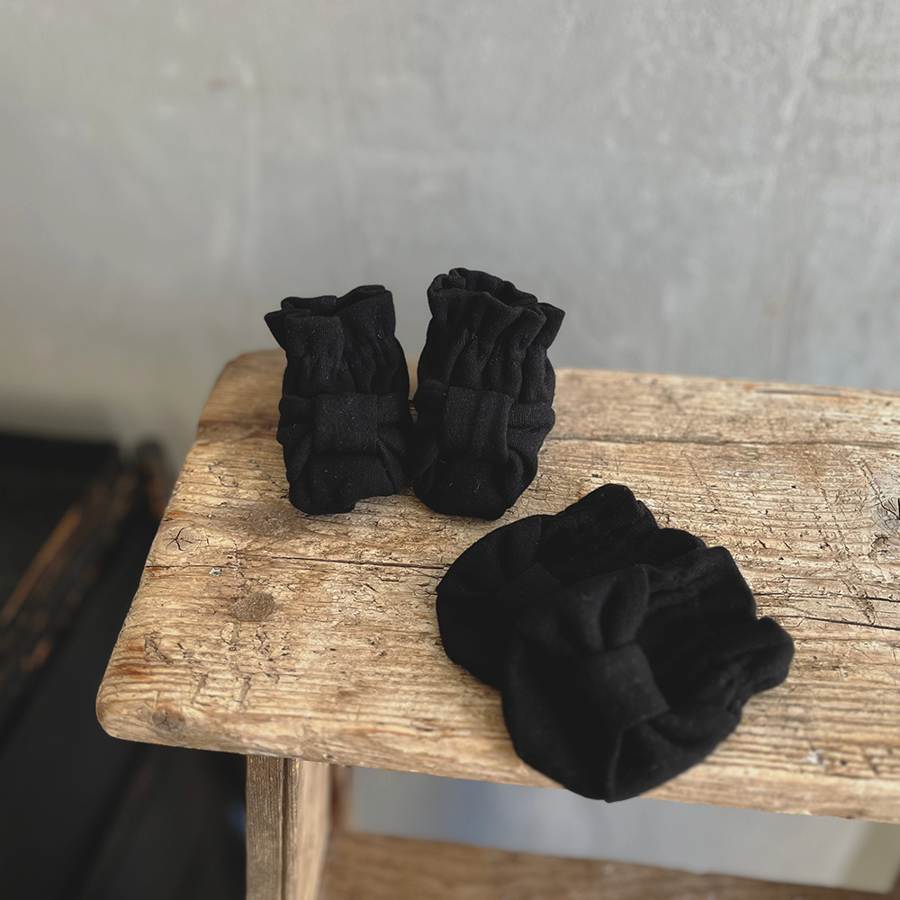 ［peekaboo］Ribbon newborn socks