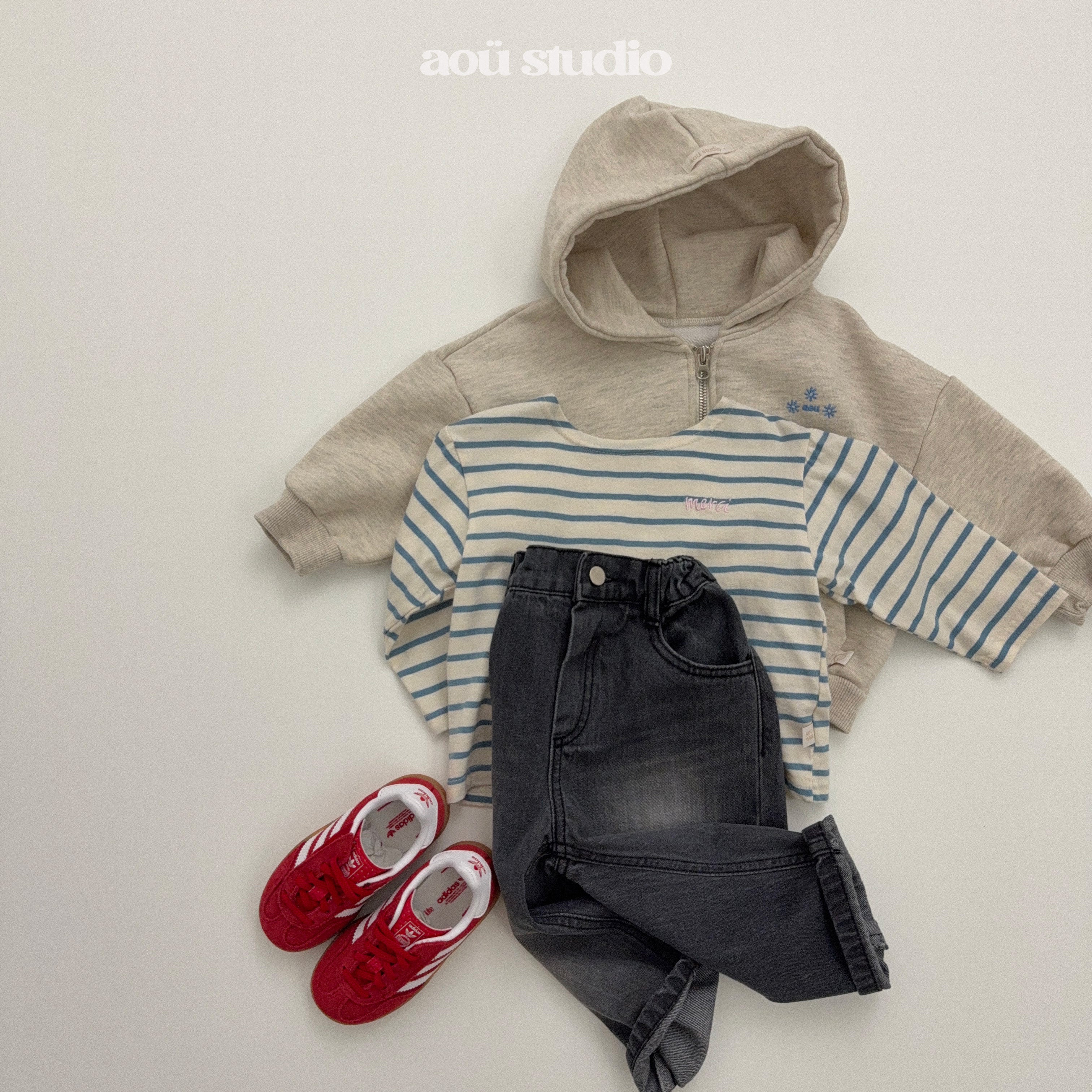 ［aou studio］Aou hood zip up