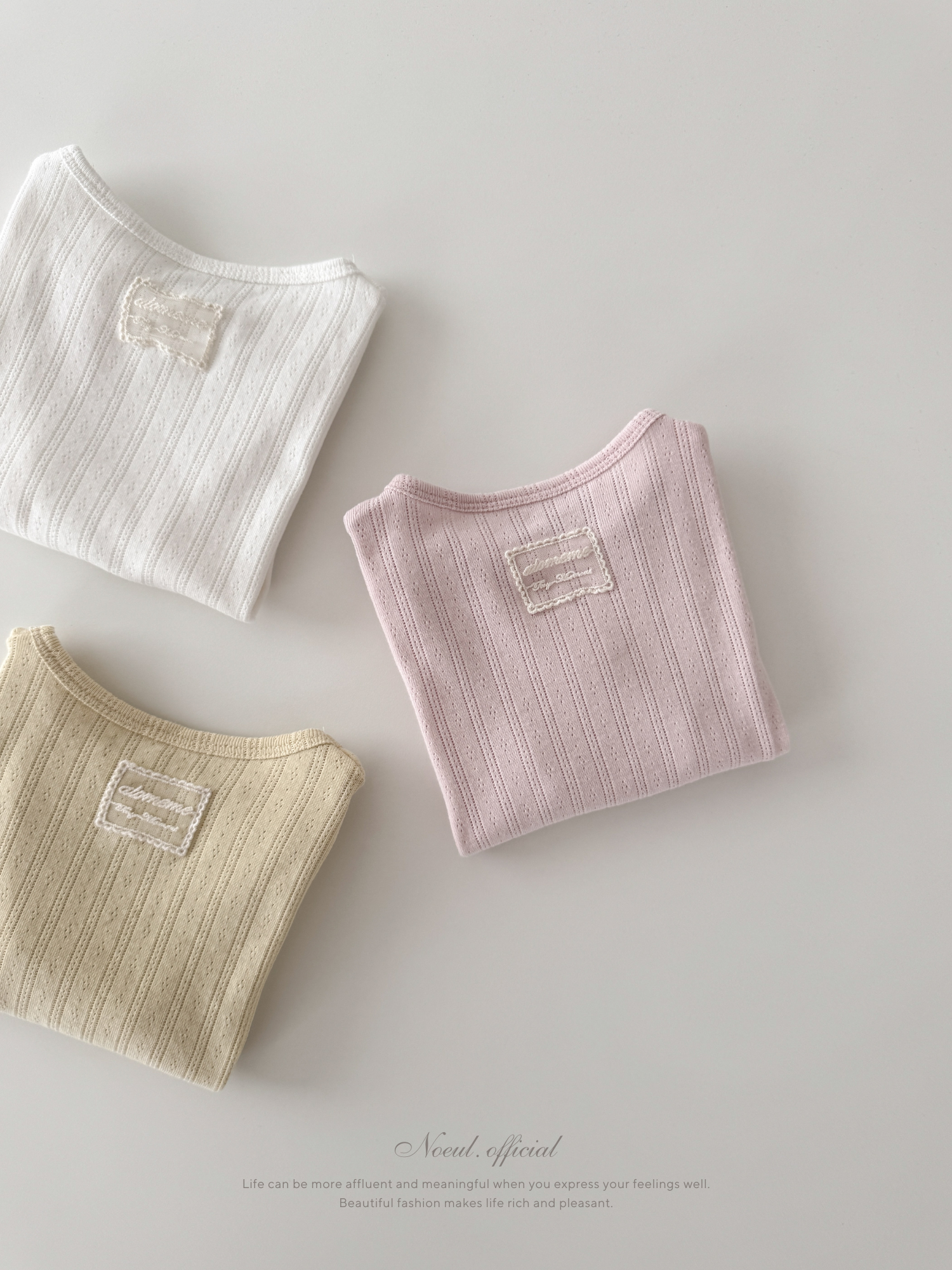 More eyelet tee