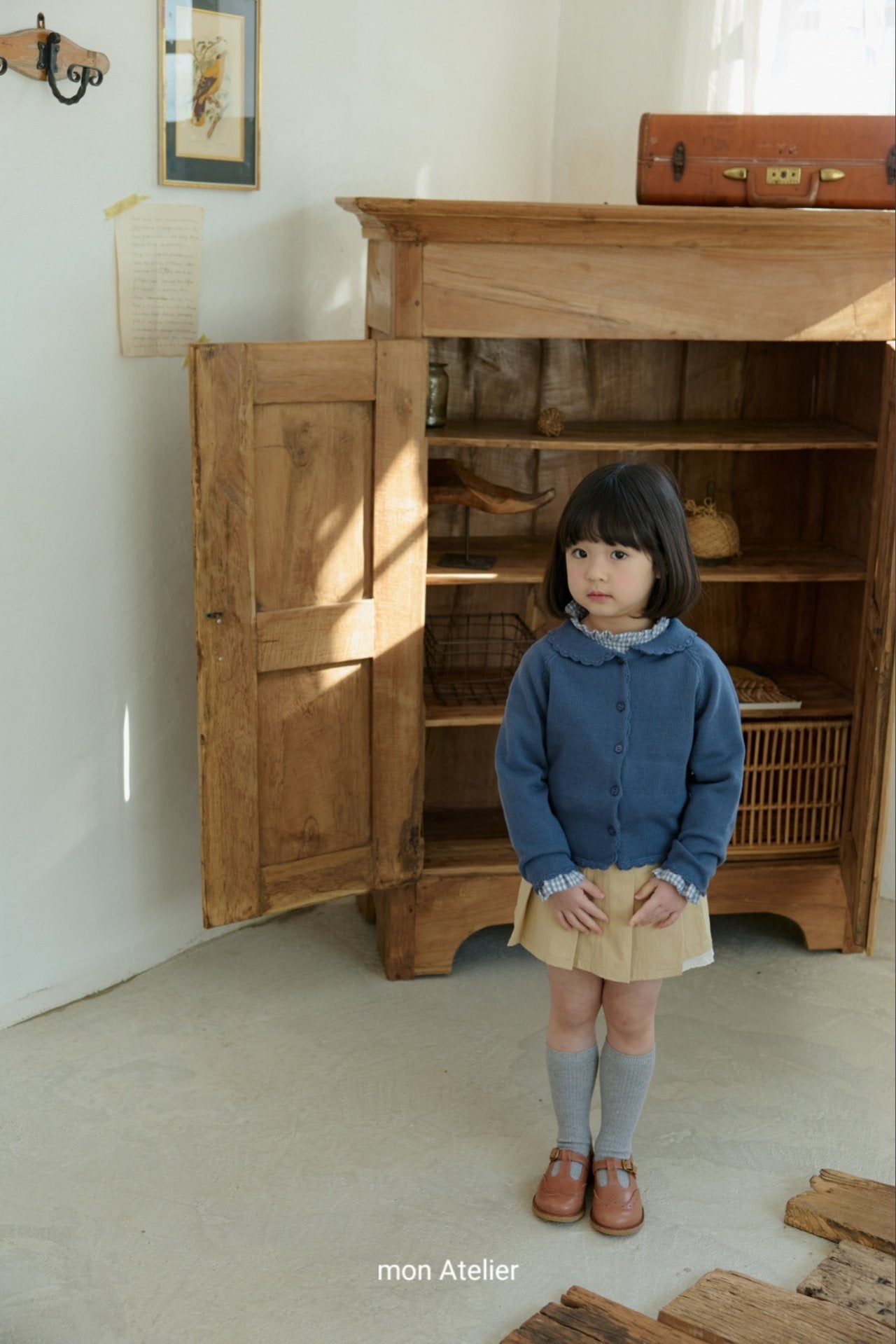 ［mon Atelier］Roro knit cardigan