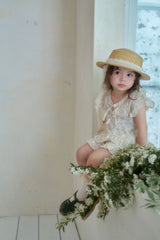 ［momo ann］Lilly flower frill set