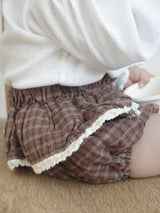 Check lace bloomer