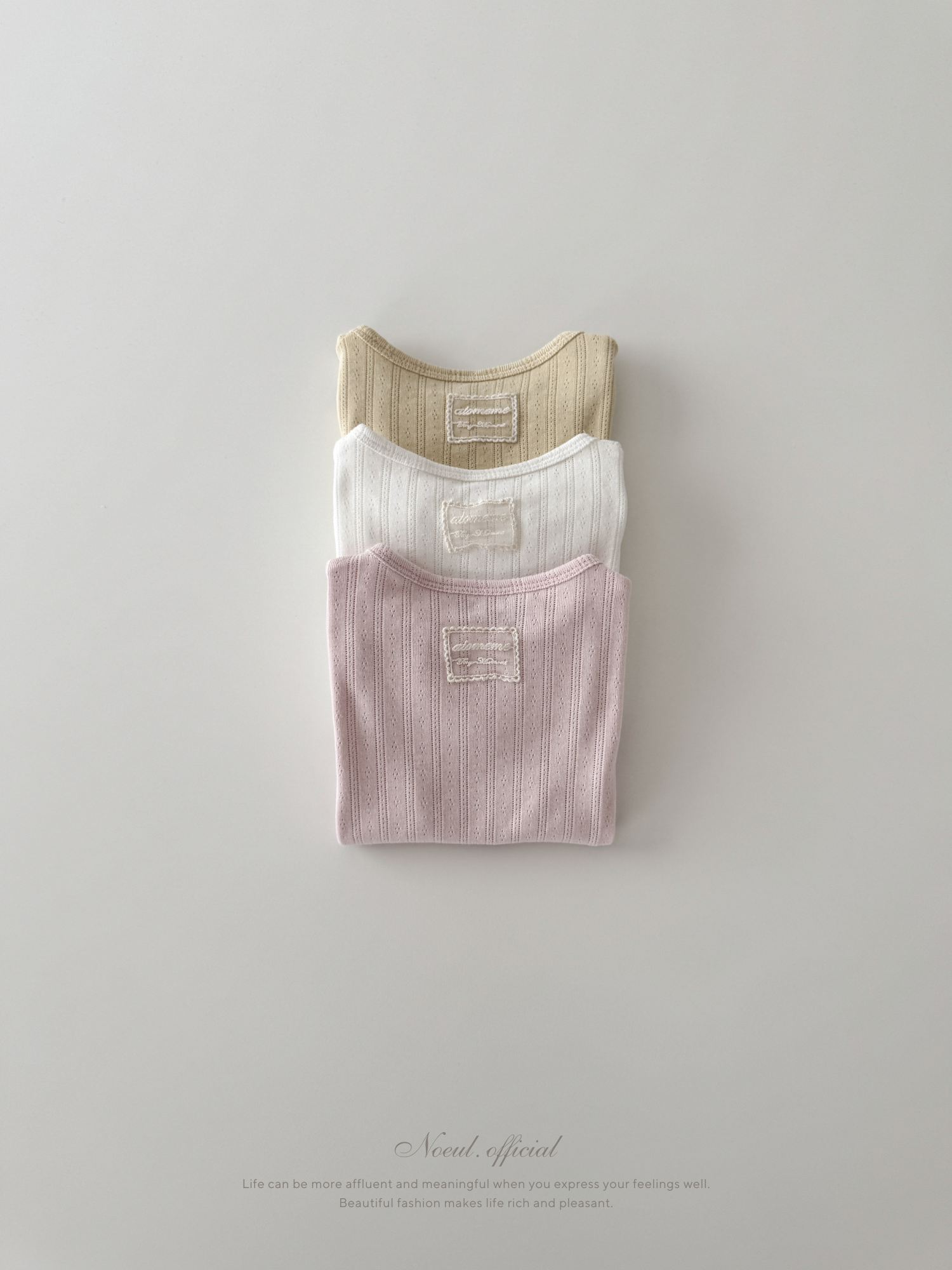 More eyelet tee