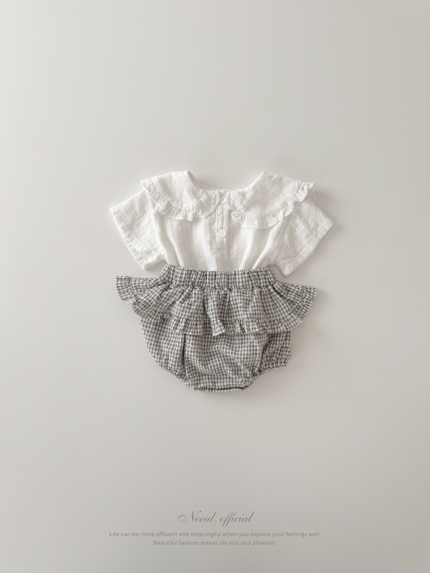 Aurora check cancan bloomer