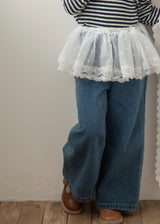 Laura lace denim pants