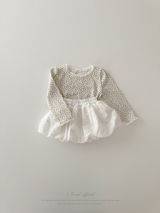 Mable ribbon lace tee