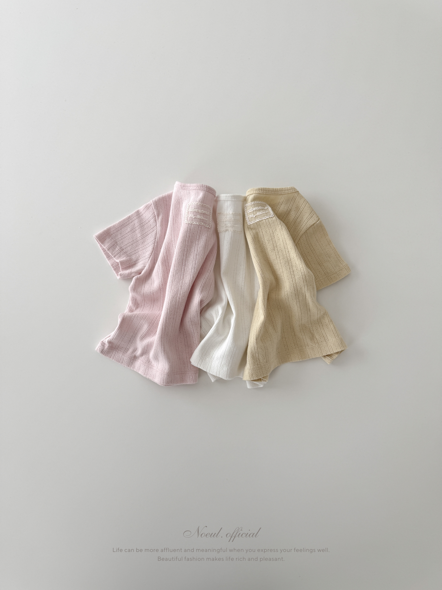 More eyelet tee