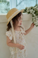 ［momo ann］Lilly flower frill set