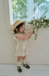 ［momo ann］Lilly flower frill set