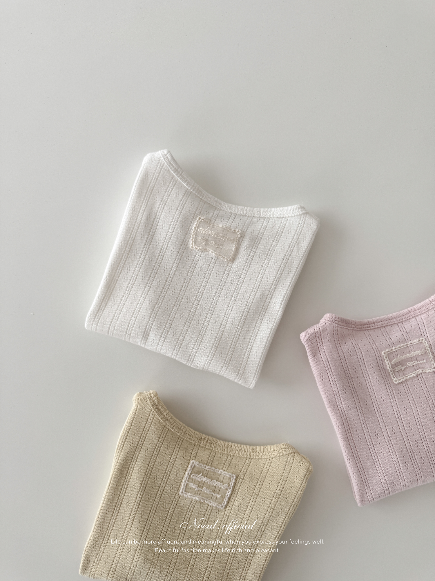 More eyelet tee
