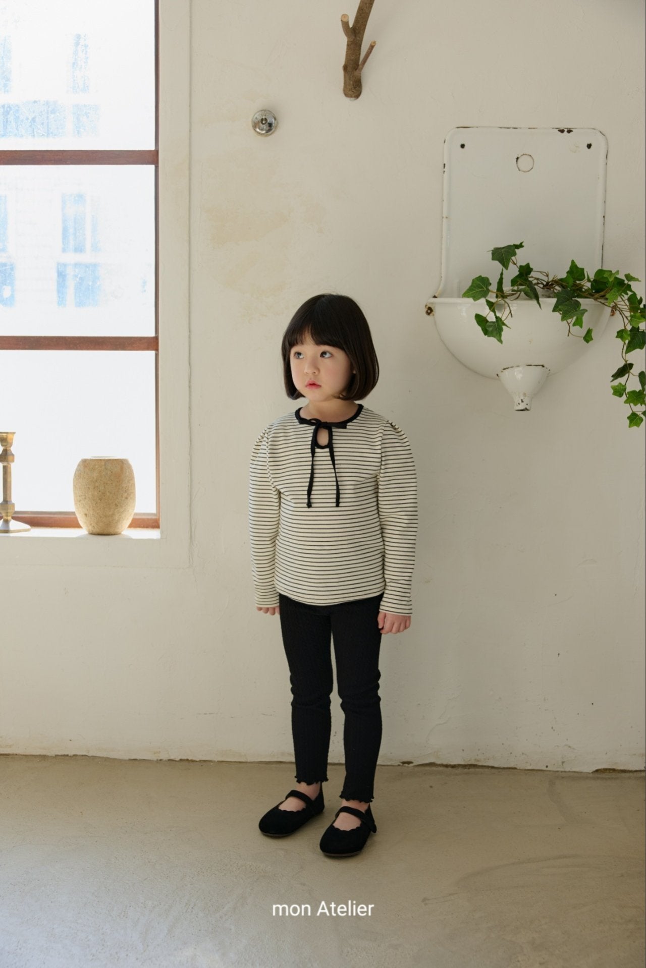 ［mon Atelier］Jacquard leggings